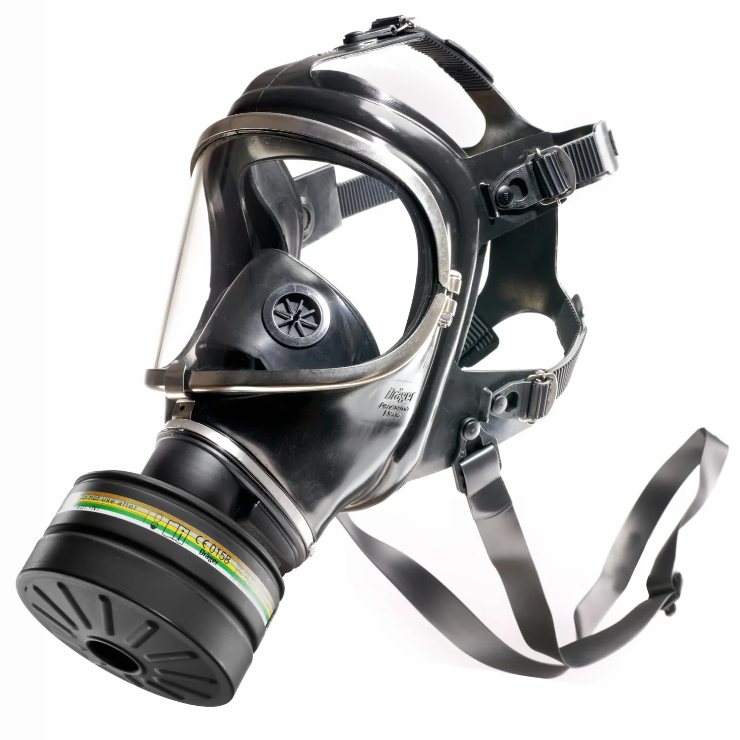Dräger Panorama Nova RA | Máscara de protección completa con filtro de protección civil contra emergencias biológicas y químicas