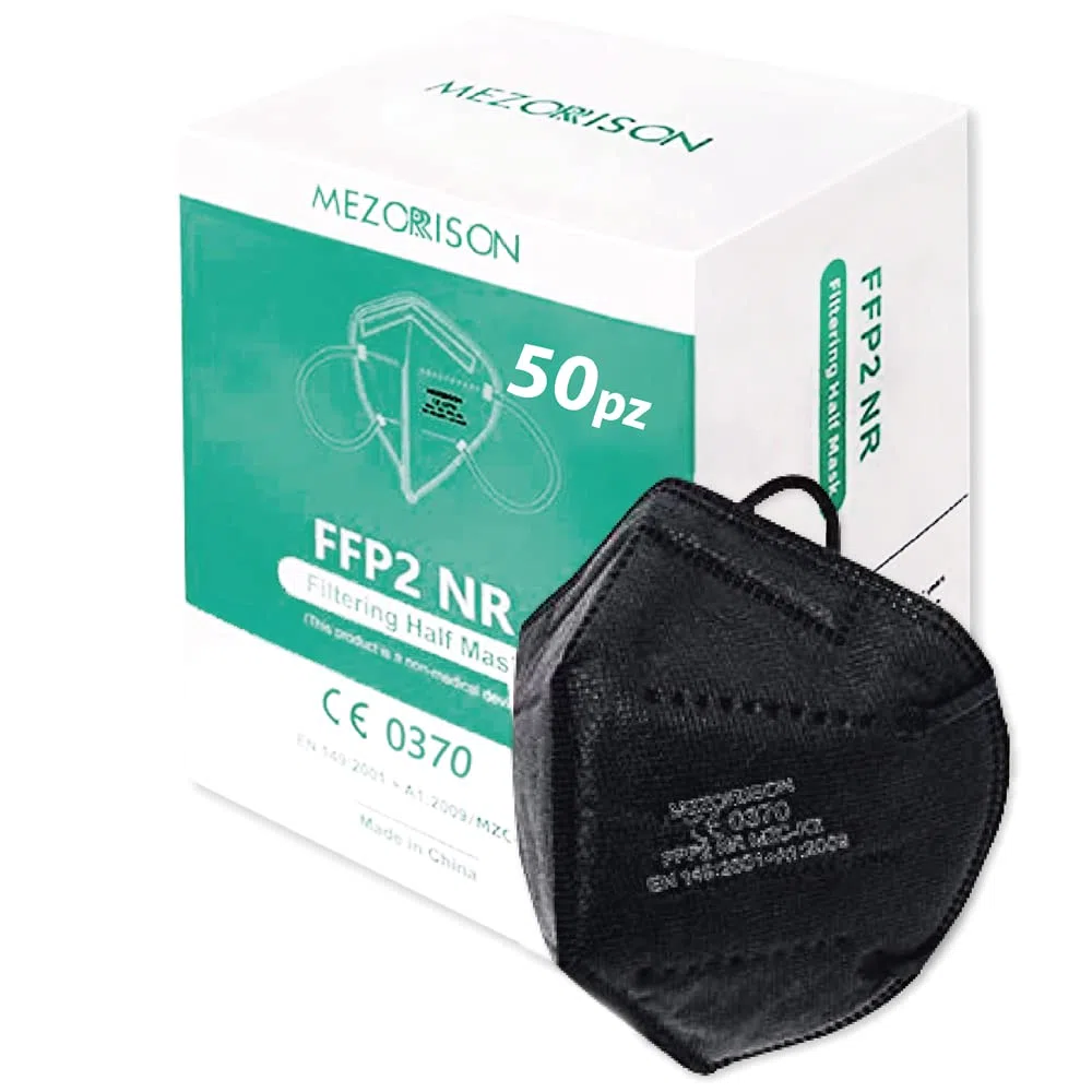 50pcs Mascarillas FFP2 Adulto Negro Mascarillas Adultos Pez Desechables Alta Eficiencia 5 Capas Envasadas Individualmente Ficiencia del filtro EFP ≥95% Máscaras Certificado CE2233 (CHILD-1)
