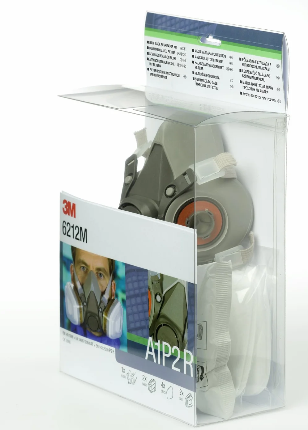 3M 6212M - Pack 6200 A1P2 R (6051 A1+ 5925 P2R) (4 unidades)