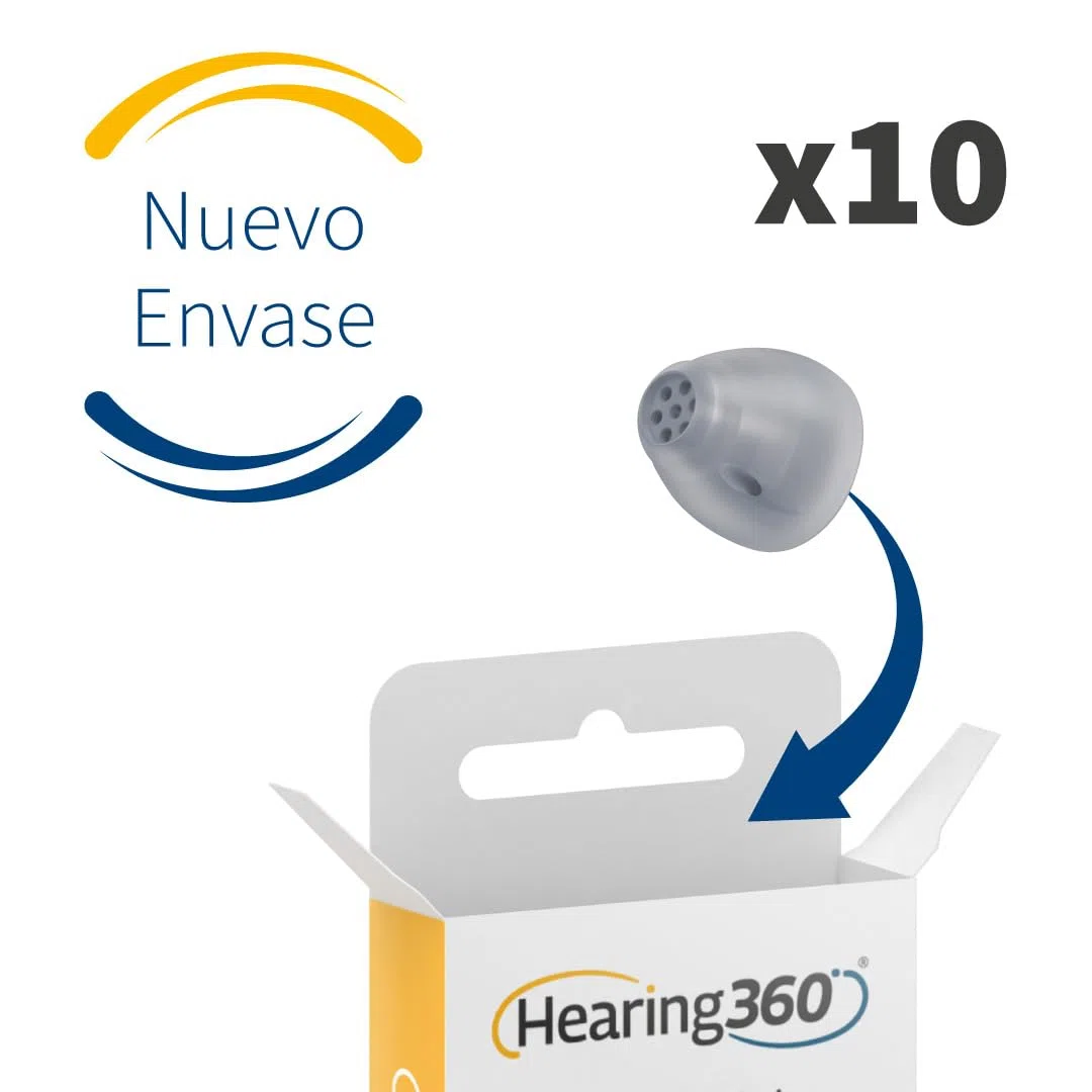 10 cúpulas cerradas para aparatos acústicos Ciao, ReSound, Beltone e Interton (S)