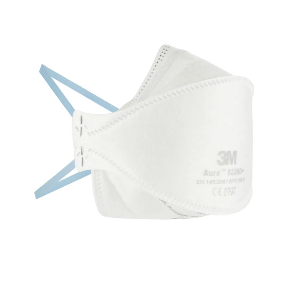 3M Aura 9320D+ FFP2 - Mascarilla de protección respiratoria desechable con partículas FFP2, sin válvula, 5 unidades/caja