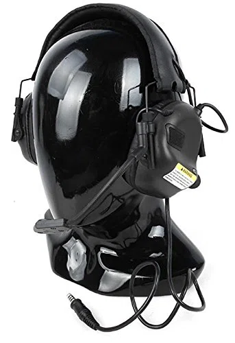 M32 - Auriculares de protección auditiva con enchufe estándar, color negro