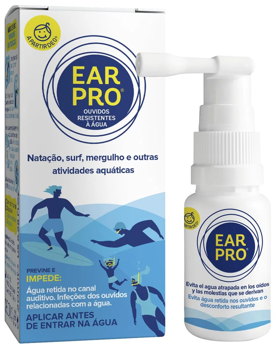 Ear Pro Sustituto para tapones oídos piscina. Aceite spray Seguro y Natural para los oídos que ayuda a proteger los oídos del agua y evitar infecciones para adultos y niños.