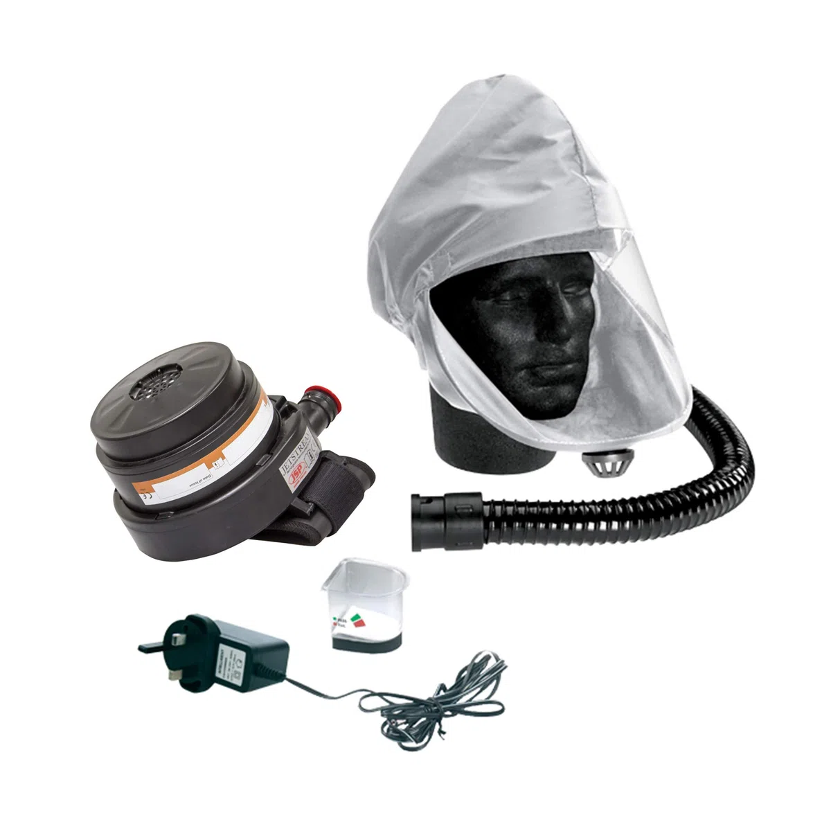 JSP Jetstream Switch and Go Gas/Vapour GV-X Versión Respirador con capucha de nailon (CCA620-211-100)