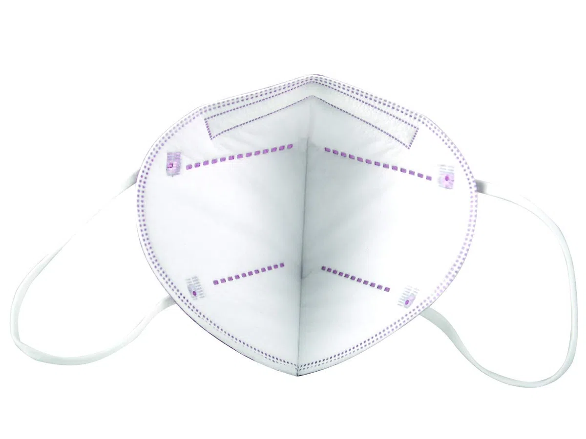 Gima FFP2 Value & Safe Mascarilla con filtro, 5 capas, Burdeos, 20 unidades