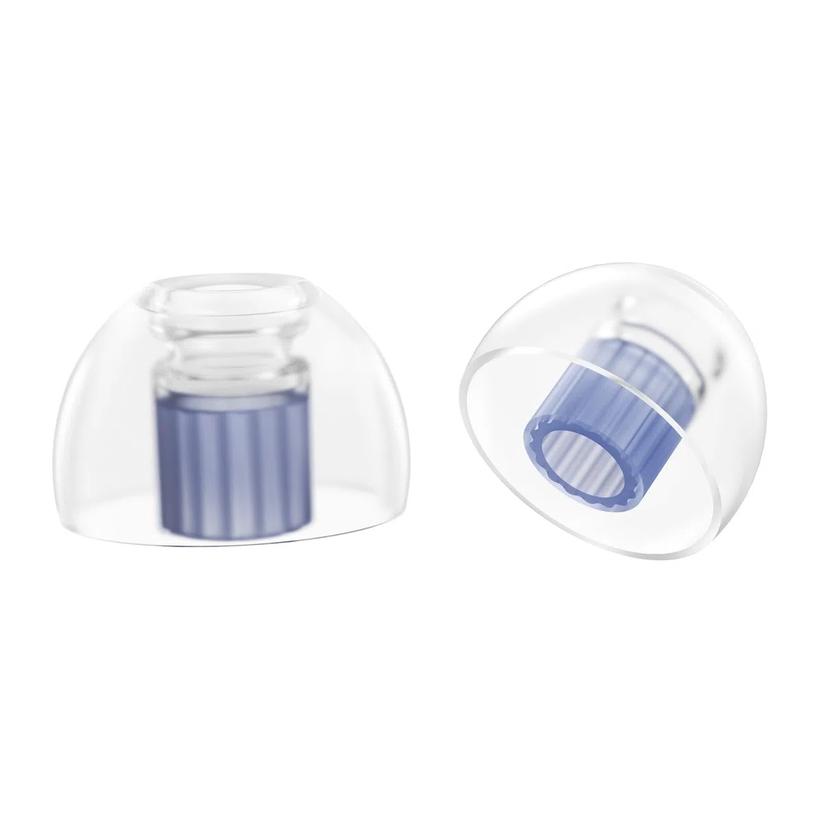 SpinFit W1 para IEM - L - Almohadillas de Silicona patentadas de Grado médico, núcleo de Tubo Doble en Forma de W, más Estabilidad