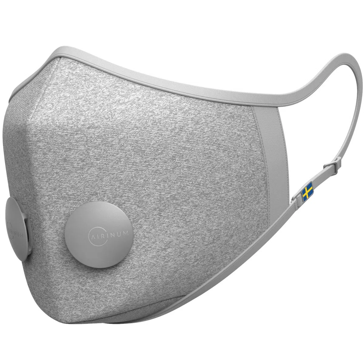 Airinum Urban Air Mask 2.0 - Máscara de Aire Reutilizable y Ajustable que Protege Ante la Contaminación del Aire, la Neblina Tóxica, los Alérgenos y las Bacterias - Quartz Grey M
