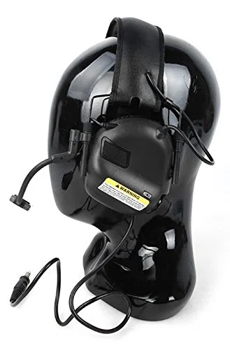 M32 - Auriculares de protección auditiva con enchufe estándar, color negro