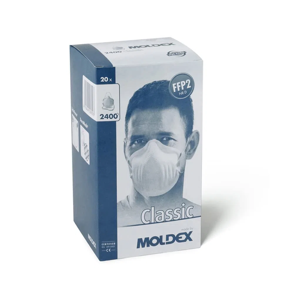Moldex MASMO2400 Mascarilla FFP2S, Caja 20 unidades