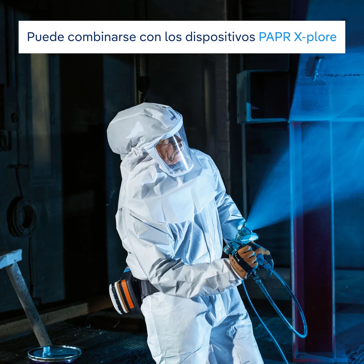Dräger X-plore 8000 capó estándar corto, capó intercambiable de nivel de protección TH3