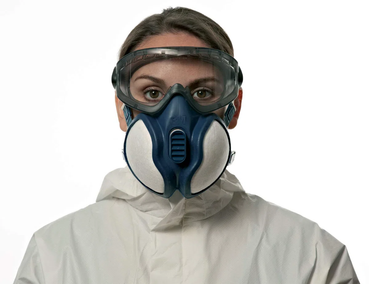 3M Respirador para pintura pulverizada 4251+, A1P2, 1 máscara