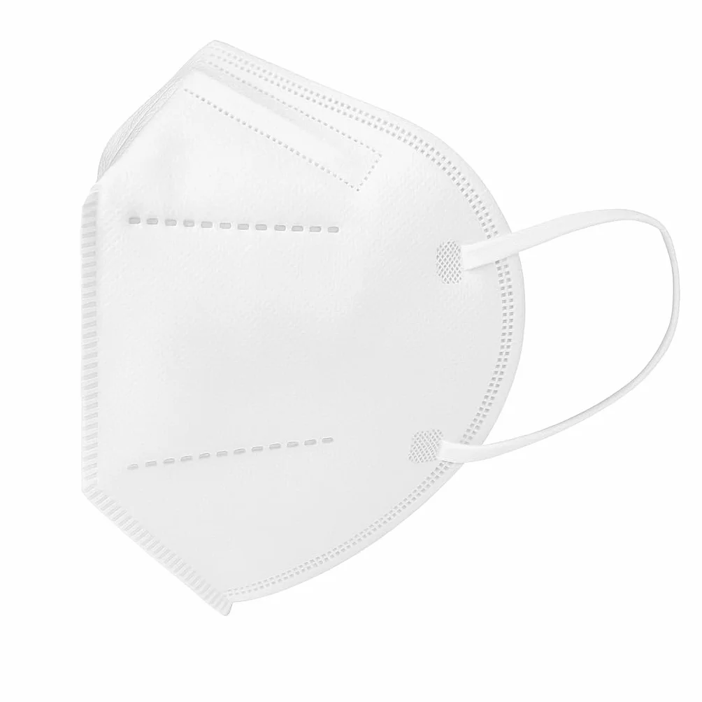 HaseMed FFP2 NR - Mascarillas sin válvula, color blanco, desechables, sin látex, ajuste ergonómico, paquete higiénico (20)