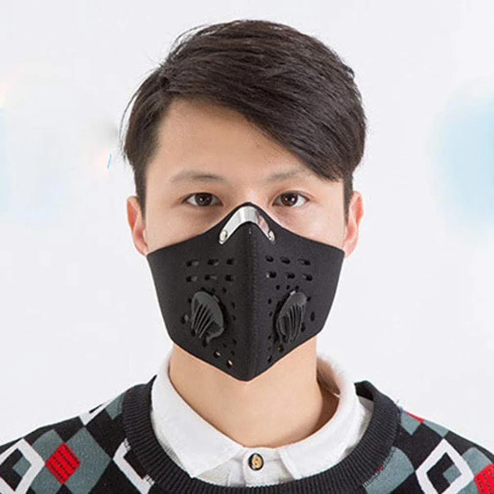 Mascarilla para deportes al aire libre, ciclismo, filtro de carbón activado, antipolvo