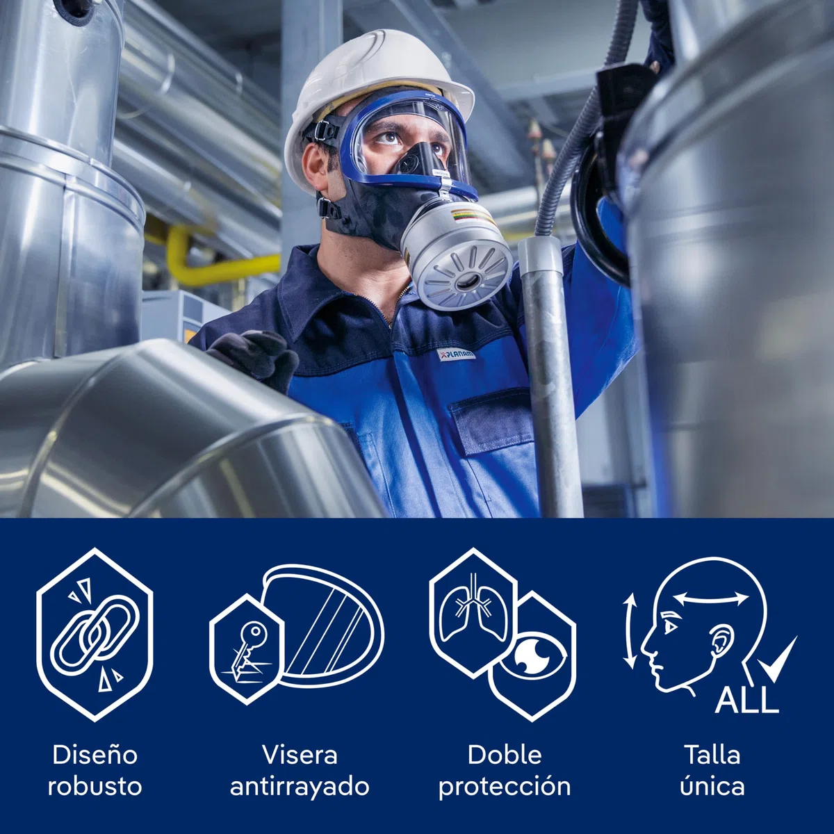 Dräger X-plore 6300 Máscara facial completa con filtro Rd40 A2B2E2K2 HG P3 R D, Respirador antigás para trabajos químicos, pintura, construcción, con accesorios | Accesorios incluidos