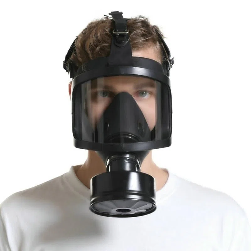 Máscara de silicona autocebante reutilizable para carpintería y pintura en aerosol, protección ideal contra el polvo, ajuste cómodo para un uso prolongado
