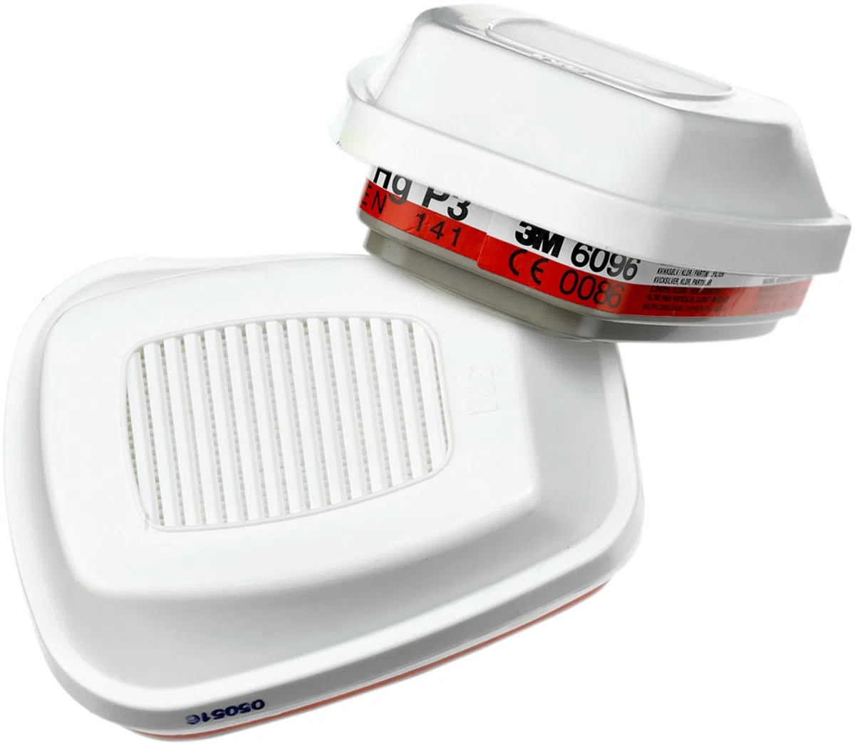 3M 6096 FILTRO COMBINADO A1E1HgP3, 4 FILTROS/CAJA, 8 CAJAS/EMBALAJE