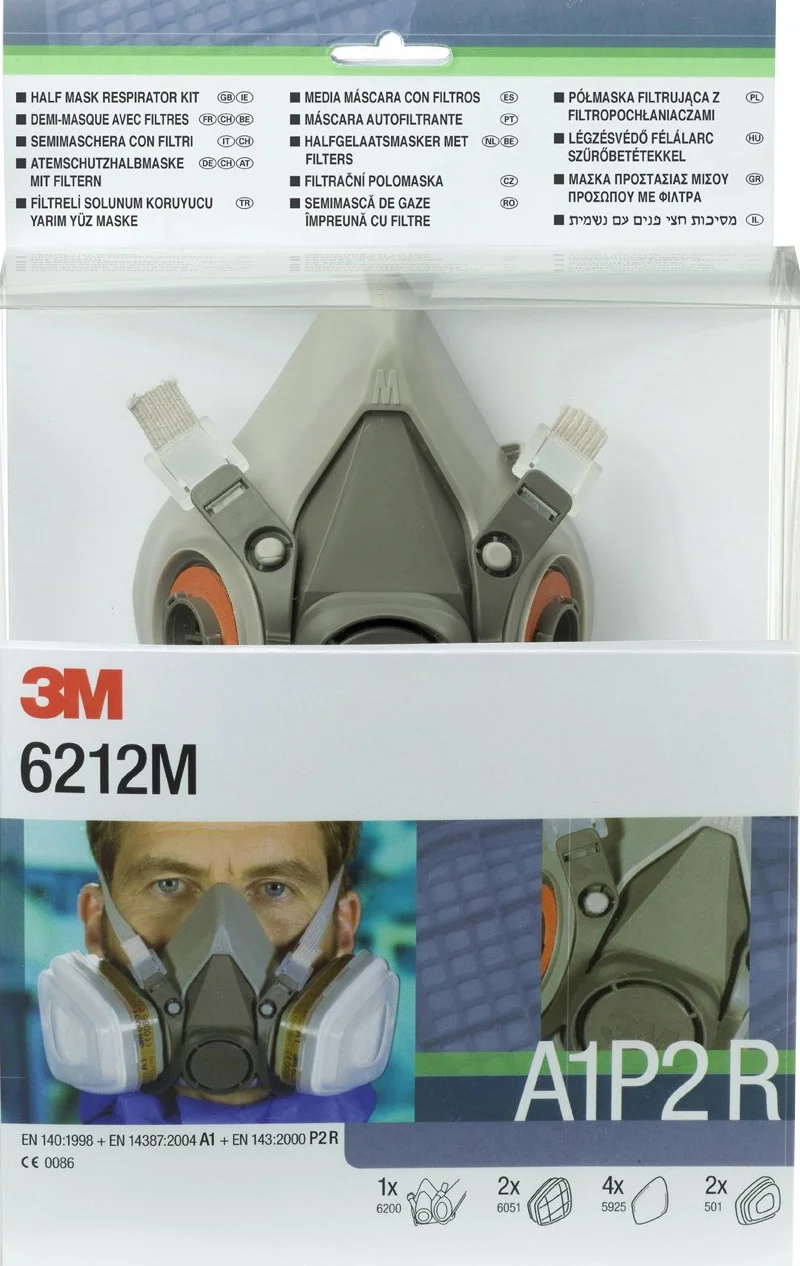 3M 6212M - Pack 6200 A1P2 R (6051 A1+ 5925 P2R) (4 unidades)