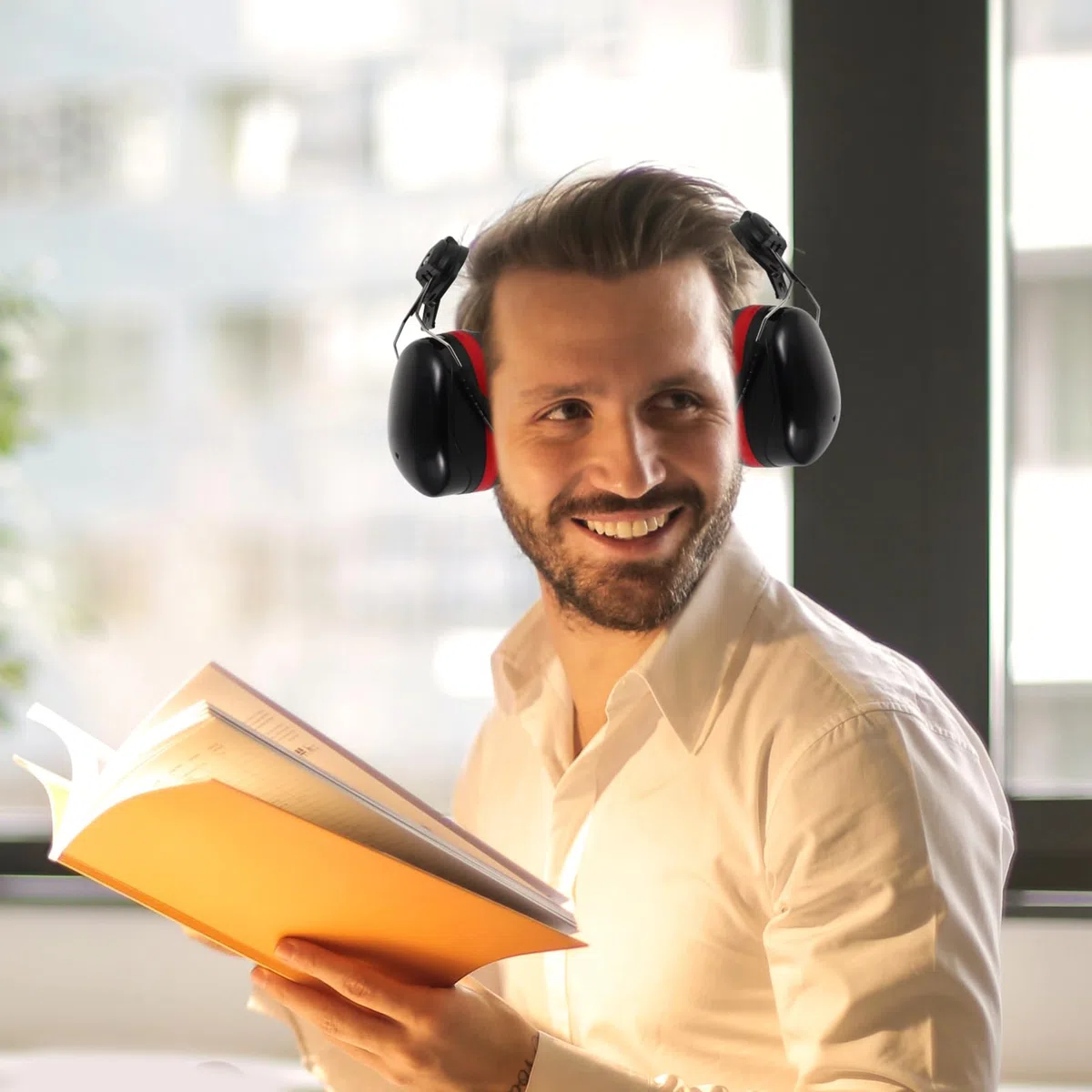 UKCOCO 3pares Auriculares De Protección Ajustables Adultos Orejeras De Seguridad Cancelación De Earmuffs Para Industrial y Jardinería