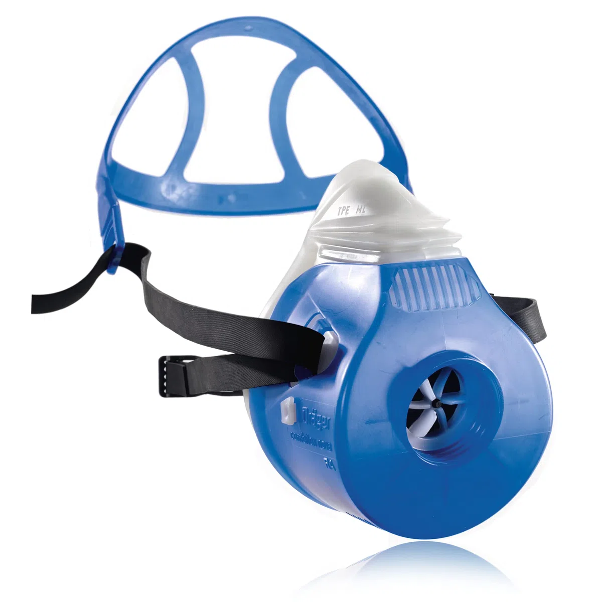 Dräger X-plore 4740 Semimáscara de TPE o silicona | tamaño universal | respirador reutilizable para uso con filtros roscados reemplazables Rd41