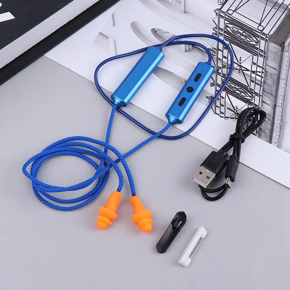 Tapones para los oídos Auriculares Bluetooth para el trabajo, aislamiento acústico, protección auditiva, sitios de construcción, entornos ruidosos A