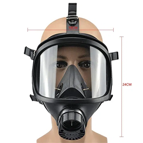 Máscara de silicona autocebante reutilizable para carpintería y pintura en aerosol, protección ideal contra el polvo, ajuste cómodo para un uso prolongado