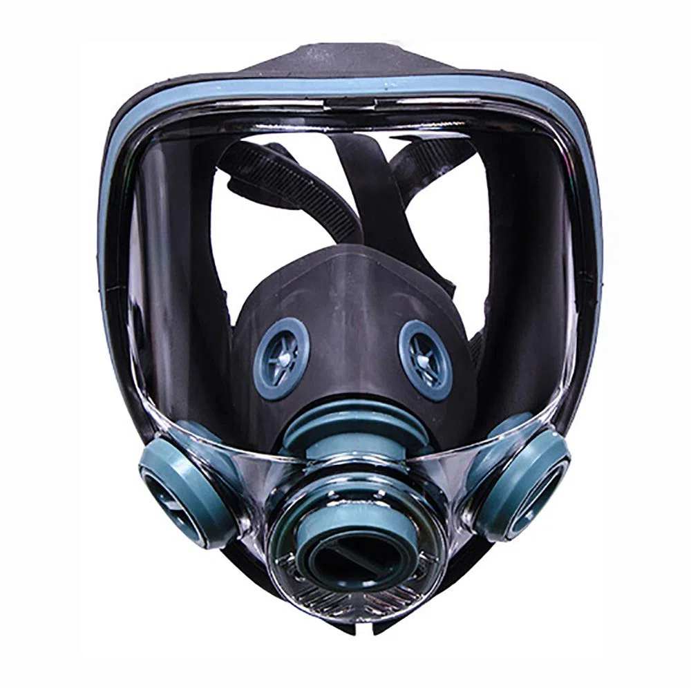 Soplador Eléctrico Recargable, Máscara Facial Completa con Respirador, Máscara Antigás, Máscara Antivaho Hd, Sistema Respiratorio de Protección (Paquete 3)