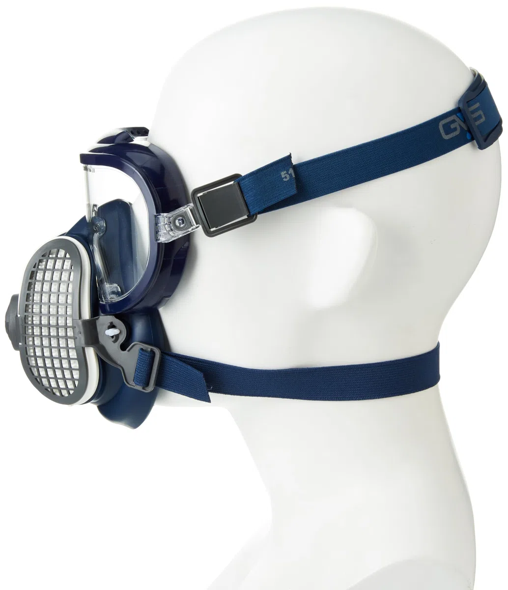 GVS SPR405 Semimáscara Elipse Integra con filtros P3 para partículas y contra olores molestos, M/L