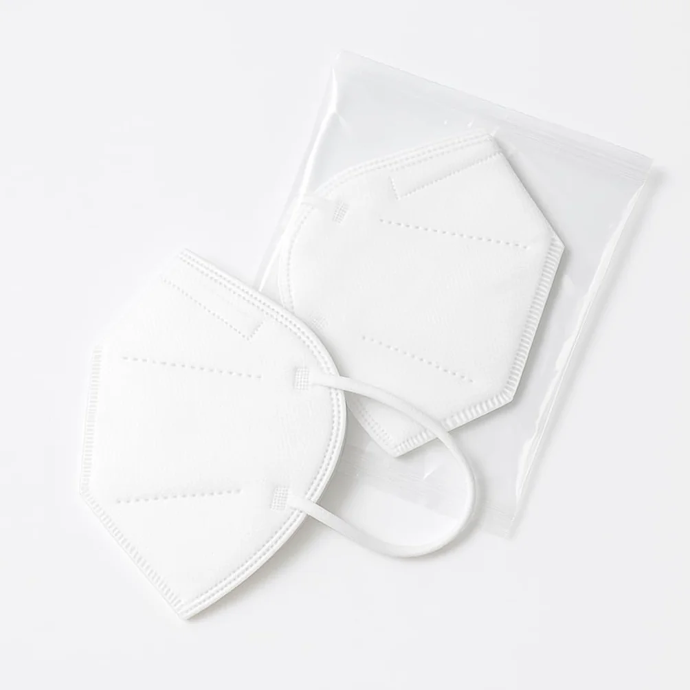 HaseMed FFP2 NR - Mascarillas sin válvula, color blanco, desechables, sin látex, ajuste ergonómico, paquete higiénico (20)