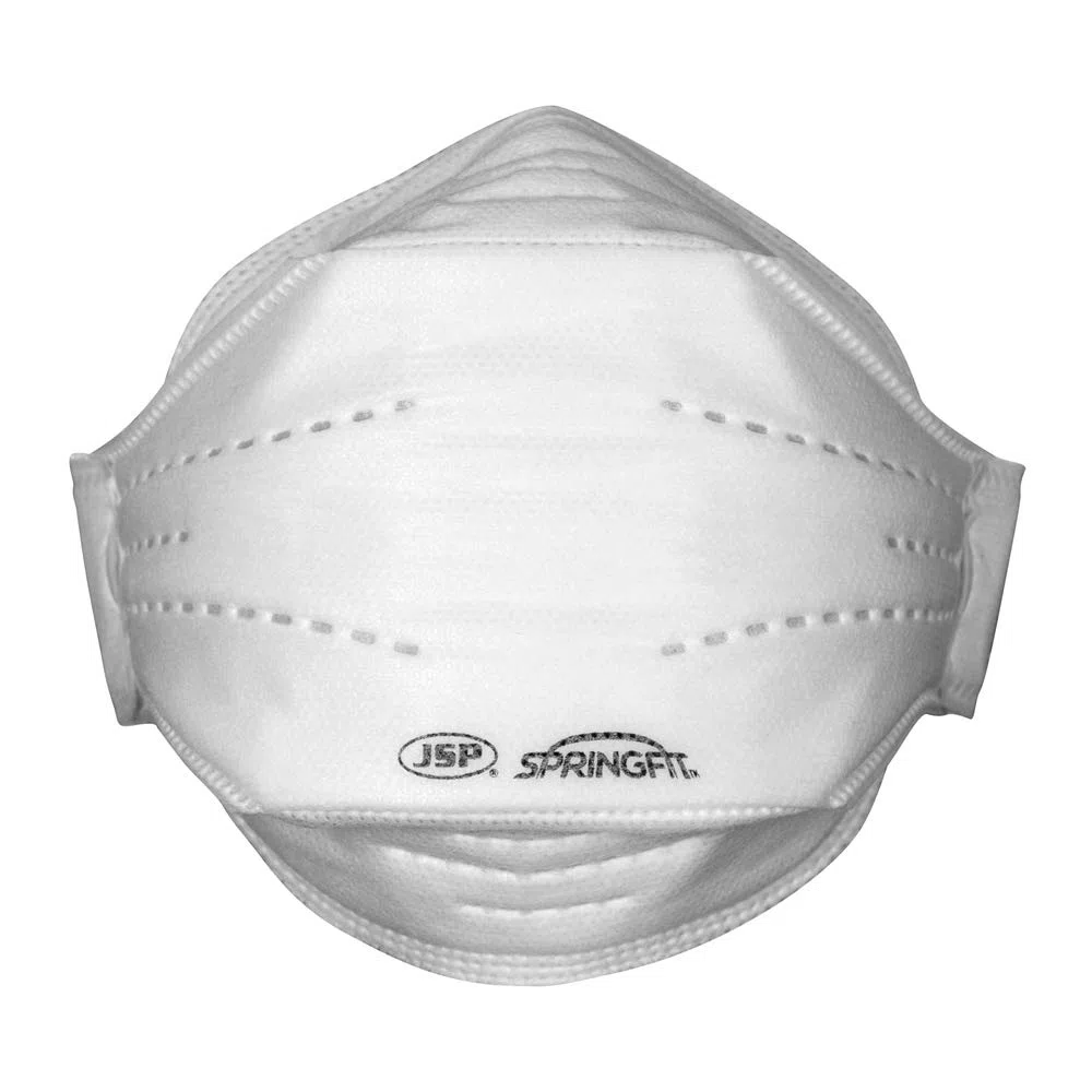 JSP Mascarilla desechable de pliego horizontal SpringFit FFP2 421 (Caja de 10) - BGA122-202-000