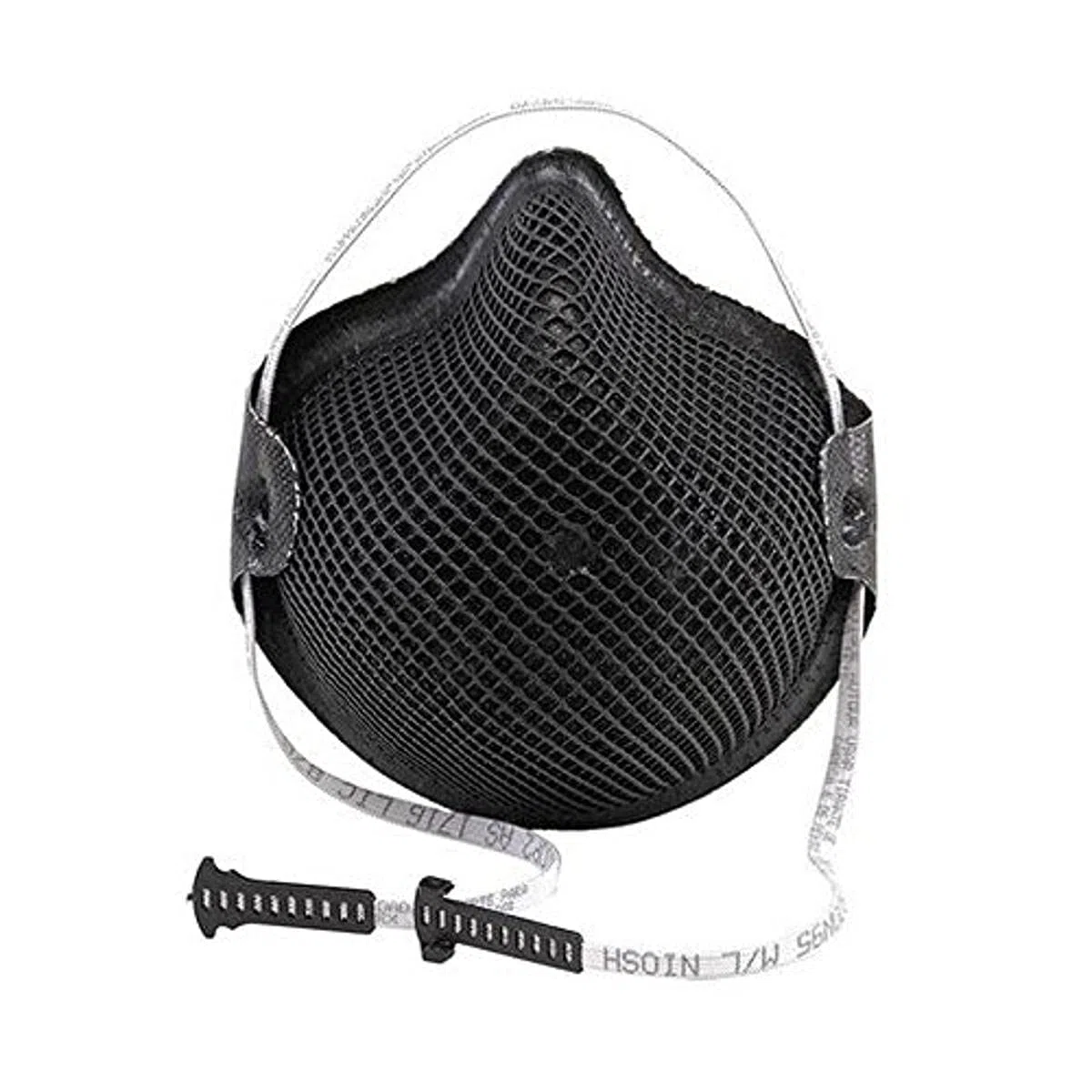 Moldex Respirador desechable M2600BLACK con correa de mano, tamaño mediano/grande, negro (15 por dispensador)