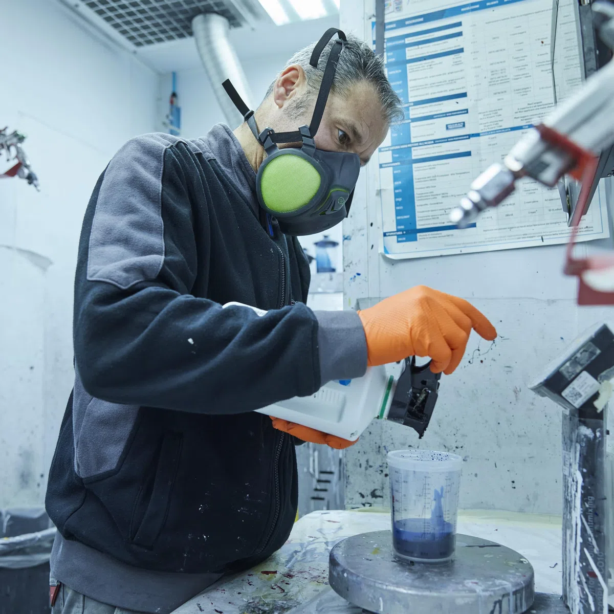 BLS 8400 Máscara de protección respiratoria sin mantenimiento